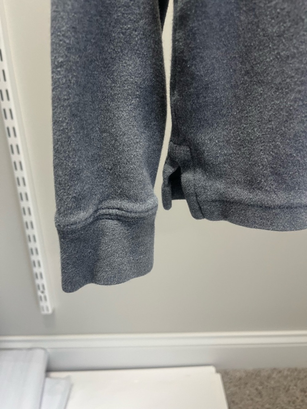 Ralph Lauren Boy’s Quarter-Zip Pullover Sweater - Heather Gray - Picture 5 of 11